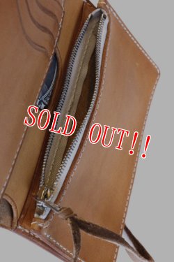 画像10: 「Mt.hill」 マウントヒル ビルフォルド サドルレザー ハーフウォレット 20200104 （サンド）  [ロイストンターコイズ]