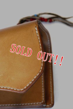 画像6: 「Mt.hill」 マウントヒル ビルフォルド サドルレザー ハーフウォレット 20200104 （サンド）  [ロイストンターコイズ]