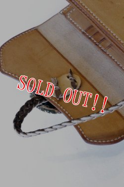 画像4: 「Mt.hill」 マウントヒル ビルフォルド サドルレザー ハーフウォレット 20200104 （サンド）  [ロイストンターコイズ]