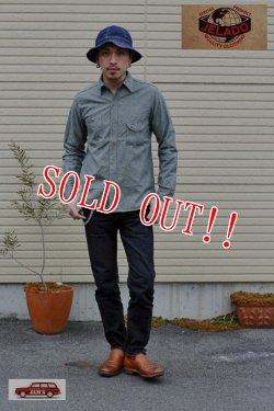 画像9: 「JELADO」ジェラード オリジナル シャンブレー ワークシャツ ガチャポケ JP94108 [ラストグリーン]