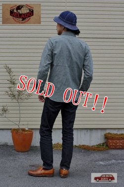 画像11: 「JELADO」ジェラード オリジナル シャンブレー ワークシャツ ガチャポケ JP94108 [ラストグリーン]