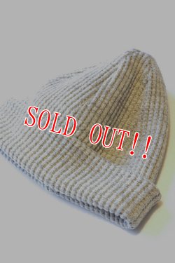 画像2: 「Jackman」 Waffle Knit Cap ワッフルニットキャップ JM6605 「オートミール・ネイビー」