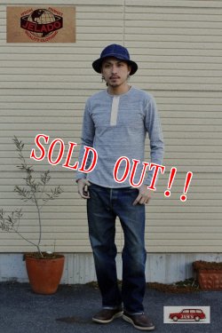 画像7: 「JELADO」 L/S  Classic underwear　ジェラード　クラシック アンダーウェア ヘンリーネック 長袖Tシャツ JAGT-013 [ソルト＆ペッパー]