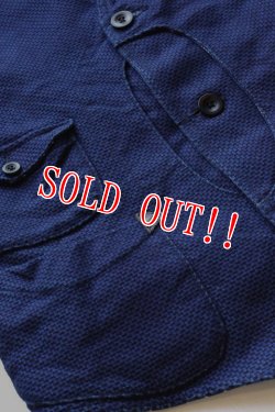 画像3: 「JELADO」×「COPANO」 Clovis Vest　ジェラード コパノ クロービス ベスト 刺し子 AG21501 [インディゴ]