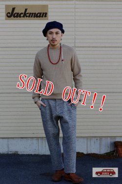 画像7: 「Jackman」 Waffle Mid-Neck ジャックマン ワッフル ミッドネック JM7653　「ベージュ」