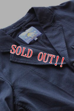 画像2: 「Pherrows」 フェローズ コットンカットソー テーラードジャケット 17S-PCJ1 [ブラック]