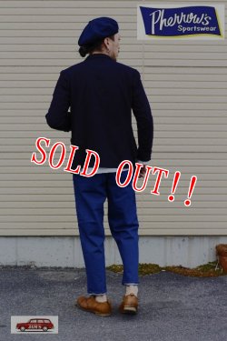 画像8: 「Pherrows」 フェローズ コットンカットソー テーラードジャケット 17S-PCJ1 [ブラック]