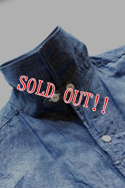 画像4: [60%off]「JOHN GLUCKOW」by「JELADO」Professors Shirts ジョングラッコウ ジェラード  プロフェッサーシャツ シャンブレー JG21114 [インディゴ]