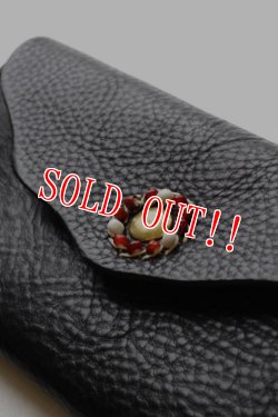 画像3: 「CAL O LINE」 SOUTH BEACH LEATHER WALLET キャルオーライン サウスビーチ レザーウォレット CL151-082 [ブラック]