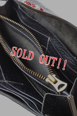 画像5: 「CAL O LINE」 SOUTH BEACH LEATHER WALLET キャルオーライン サウスビーチ レザーウォレット CL151-082 [ブラック]