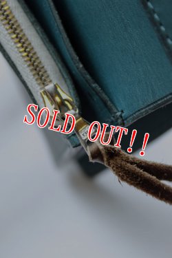 画像10: 「Mt.hill」 マウントヒル ビルフォルド サドルレザー ハーフウォレット （ディープシー）  [mh16hw04]