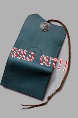 画像5: 「Mt.hill」 マウントヒル ビルフォルド サドルレザー ハーフウォレット （ディープシー）  [mh16hw04]