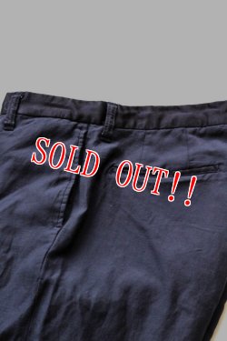 画像8: 「CAL O LINE」 SATIN TROUSERS キャルオーライン サテントラウザーズ  [ネイビー]