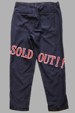 画像3: 「CAL O LINE」 SATIN TROUSERS キャルオーライン サテントラウザーズ  [ネイビー]