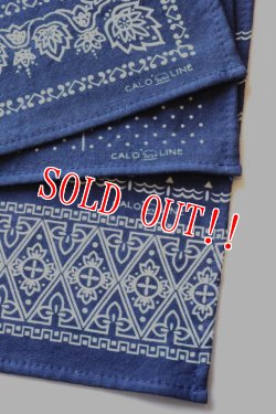 画像5: 「CAL O LINE」 BANDANA TOWEL キャルオーライン バンダナ タオル 3枚セット 今治製 [ネイビー]