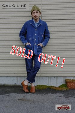 画像16: 「CAL O LINE」 SPECIAL DENIM COVERALL キャルオーライン スペシャルデニム カバーオール [ヴィンテージ加工・インディゴ]