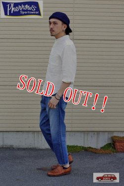 画像9: 「Pherrows」 フェローズ  ライトオンス アンクルカットテーパード デニムパンツ 440VW [ライトブルー]