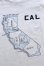 画像2: 「CAL O LINE」 CAL MAP Tee　キャルオーライン カリフォルニアマップ Tシャツ [ホワイト] (2)