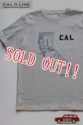 「CAL O LINE」 CAL MAP Tee　キャルオーライン カリフォルニアマップ Tシャツ [ホワイト]