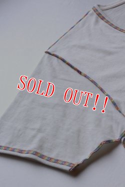 画像3: 「JELADO」 Rainbow Stitch Tee ジェラード レインボーステッチTシャツ RG21203 [ホワイト]