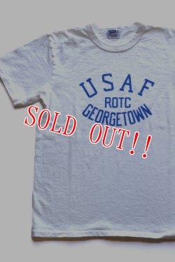 画像6: 「Pherrows」 フェローズ  USAF ROTC GEORGETOWIN プリントTシャツ 日本製 17S-PTJ6 [マスタード・ネイビー・ホワイト]