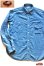 画像1: 「JELADO」Smoker Shirts ジェラード シャンブレー ガチャポケワークシャツ JPSH-1302 [インディゴ] (1)