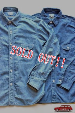 画像9: 「JELADO」Smoker Shirts ジェラード シャンブレー ガチャポケワークシャツ JPSH-1302 [インディゴ]