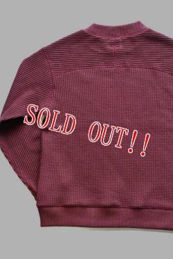 画像7: 「Jackman」 Waffle Mid-Neck ジャックマン ワッフル ミッドネック JM7653　「バーガンディー」