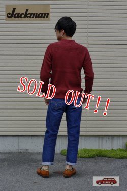 画像11: 「Jackman」 Waffle Mid-Neck ジャックマン ワッフル ミッドネック JM7653　「バーガンディー」