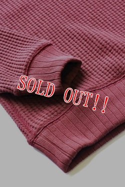 画像5: 「Jackman」 Waffle Mid-Neck ジャックマン ワッフル ミッドネック JM7653　「バーガンディー」