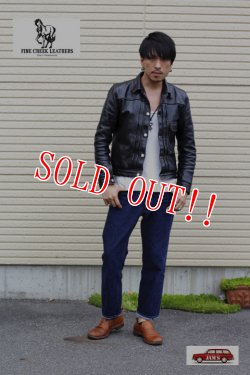 画像19: 「FINE CREEK LEATHERS」 Richmond ファインクリークレザーズ リッチモンド　1st Type ホースハイド FCJK001 [ブラック]