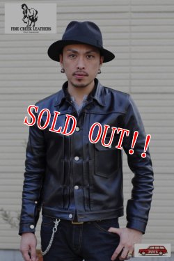 画像18: 「FINE CREEK LEATHERS」 Richmond ファインクリークレザーズ リッチモンド　1st Type ホースハイド FCJK001 [ブラック]