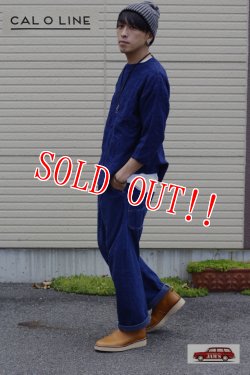 画像7: 「CAL O LINE」 RANDOM JACQUARD HIPPIE PULL OVER キャルオーライン オリジナルジャガード ヒッピープルオーバー CL172-008 [ネイビー]