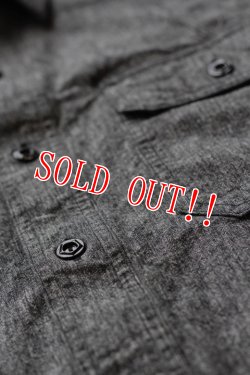 画像4: 「JELADO」 Iron Horse  ジェラード　アイアンホース ブラックシャンブレーシャツ JP23115  [スモークブラック]