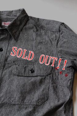 画像8: 「JELADO」 Iron Horse  ジェラード　アイアンホース ブラックシャンブレーシャツ JP23115  [スモークブラック]