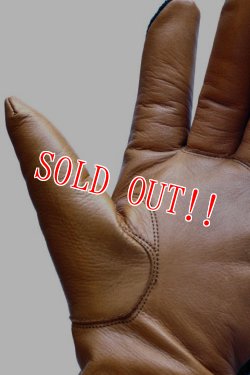 画像5: 「Browns BEACH」 LEATHER GLOVES ブラウンズビーチ レザーコンビグローブ フルカウント社製  BBJ8-011  [グリーン]