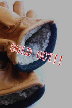 画像2: 「Browns BEACH」 LEATHER GLOVES ブラウンズビーチ レザーコンビグローブ フルカウント社製  BBJ8-011  [グリーン]