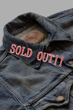 画像2: 「JELADO」 5557 Denim Jacket V/F　ジェラード デニムジャケット ヴィンテージ加工　 JP94402  [フェイドインディゴ]