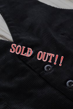 画像3: 「JELADO」 GOTHAM VEST ジェラード コパノ ゴッサムベスト コーデュロイ AG23502 [ブラック]