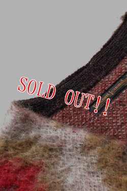 画像4: 「FULLCOUNT」 25th Navajo Mohair Knit Cardigan フルカウント 25周年記念 ナバホ キッドモヘア ネイティブ柄 ニットカーディガン [レッド]