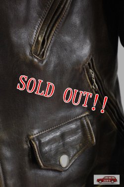 画像6: 「Fine Creek Leathers」Leon The Noster　ファインクリークレザーズ レオン ザ ノースター ライダースジャケット ホースハイド FCJK014 [ブラック]