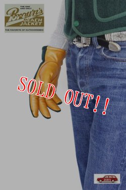 画像9: 「Browns BEACH」 LEATHER GLOVES ブラウンズビーチ レザーコンビグローブ フルカウント社製  BBJ8-011  [グリーン]