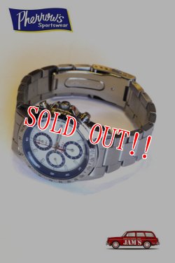 画像2: [100本限定生産]「Pherrows」 BLAST No.50 フェローズ  クロノグラフ ウォッチ ブラスト 日本製 PH-BLAST-WATCH [ホワイト]