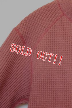 画像4: 「Jackman」 Waffle Mid-Neck ジャックマン ワッフル ミッドネック JM7653　「オールドチェリー」