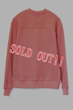 画像6: 「Jackman」 Waffle Mid-Neck ジャックマン ワッフル ミッドネック JM7653　「オールドチェリー」