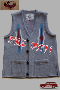 画像2: 「JELADO」Santa Fe Knit Vest ジェラード サンタフェ チマヨニットベスト CB31841 [ソルト＆ペッパー]