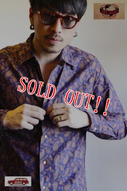 画像14: 「JELADO」Lineman Shirts ジェラード ラインマンシャツ ペイズリー柄 AG31137 [オールドネイビー]