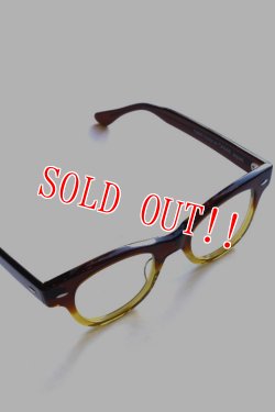 画像3: 「JELADO」Manhattan ジェラード マンハッタン 伊達メガネ 鯖江製 JP32612 [オレンジピール]