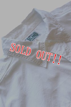 画像2:  「JELADO」Smoker Shirts ジェラード 綿ブロード ガチャポケワークシャツ JPSH-1301 [ホワイト]