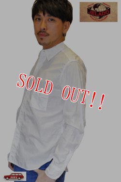 画像10:  「JELADO」Smoker Shirts ジェラード 綿ブロード ガチャポケワークシャツ JPSH-1301 [ホワイト]